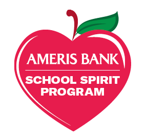 School Spirit Program text in heart.